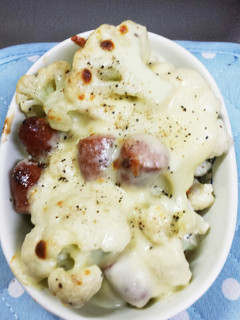カリフラワーとウインナーのチーズ焼き-レシピのメイン写真
