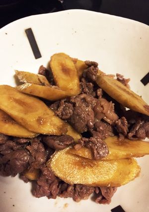 簡単☆ごぼう牛肉いため-レシピのメイン写真