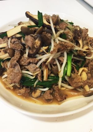 牛肉とキノコのポン酢炒め-レシピのメイン写真