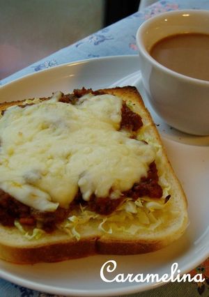 翌朝のお楽しみ♪ドライカレートースト-レシピのメイン写真
