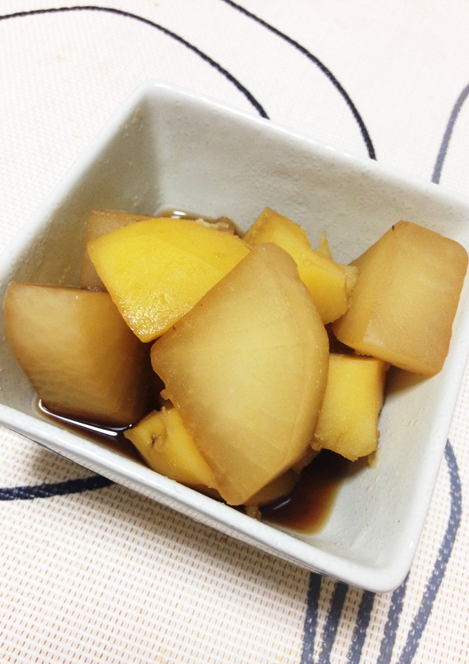 炊飯器で作る 大根とじゃがいもの煮物-レシピのメイン写真
