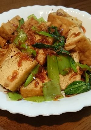 チンゲン菜と干しエビの炒め物-レシピのメイン写真