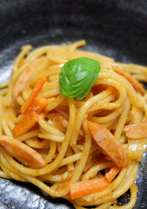 ワンポットパスタ♡ナポリタン-レシピのメイン写真