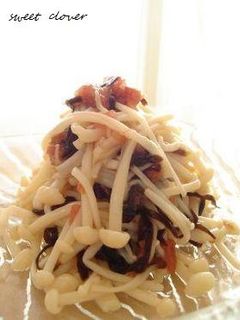 えのきの梅✿塩こんぶあえ-レシピのメイン写真