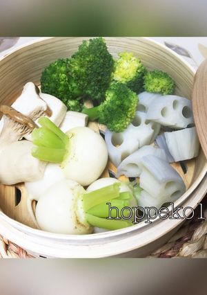 ほっこり☆温野菜のゆうごはん-レシピのメイン写真