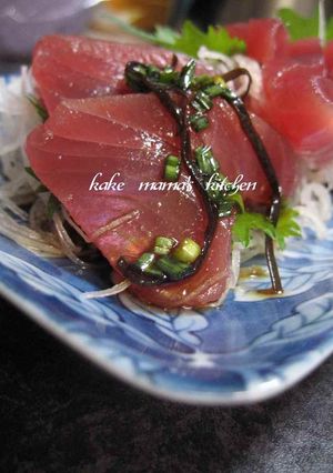 かつおの塩昆布醤油たれ-レシピのメイン写真