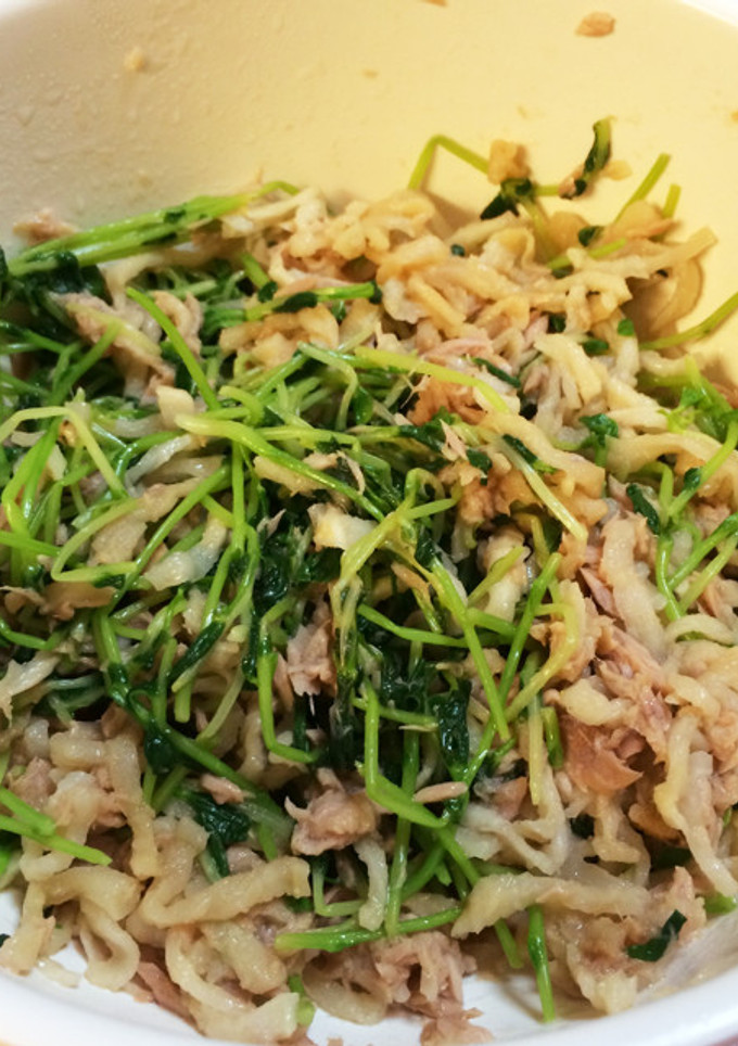 豆苗と切り干し大根とツナのレモン醤油和え-レシピのメイン写真