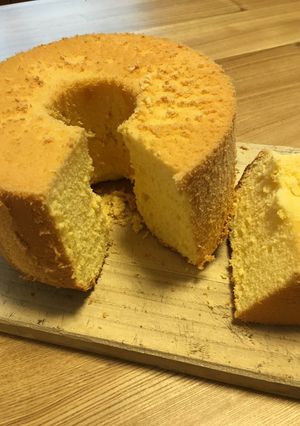 プレーンシフォンケーキ-レシピのメイン写真