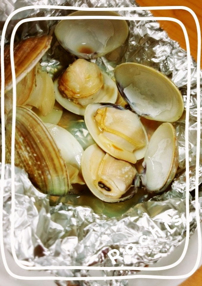 ハマグリの簡単蒸し焼き♡-レシピのメイン写真