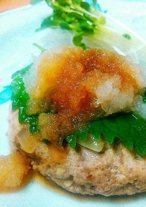 簡単☆豆腐ハンバーグ　おろしポン酢　和風-レシピのメイン写真