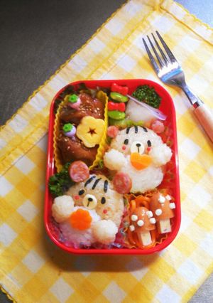 秋のリスさん弁当-レシピのメイン写真