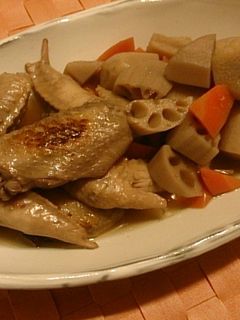 ◆簡単&美味♡手羽先と根菜の炒め煮◆-レシピのメイン写真