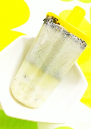 二層◎さつまいもと黒ごま豆乳のアイスバー-レシピのメイン写真