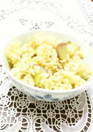 玄米とさつまいもの炊き込みごはん-レシピのメイン写真