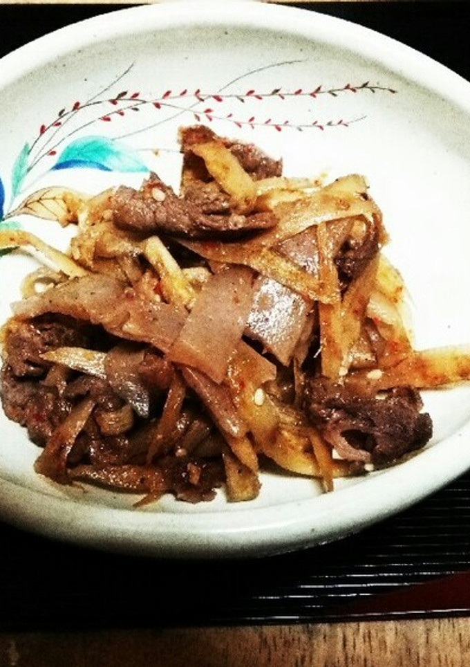 きんぴらごぼう の韓国料理風 ♬✧ -レシピのメイン写真