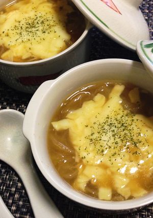 体ポカポカ☆オニオングラタンスープ-レシピのメイン写真