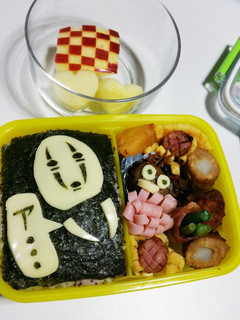 キャラ弁♡カオナシ-レシピのメイン写真