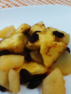 秋の味覚♡サツマイモとリンゴのバター煮-レシピのメイン写真