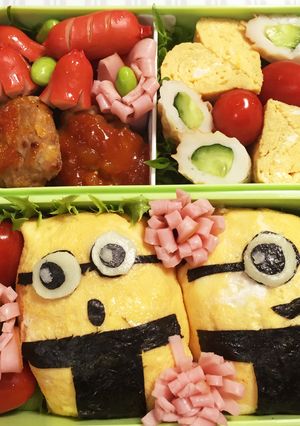 ミニオン☆キャラ弁-レシピのメイン写真
