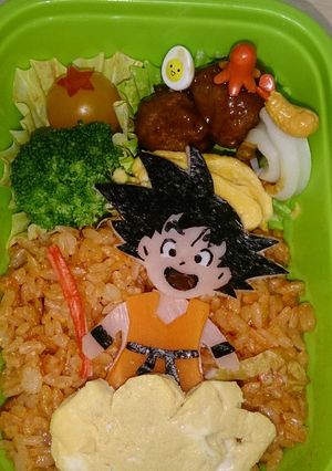 ドラゴンボール☆孫悟空☆キャラ弁-レシピのメイン写真