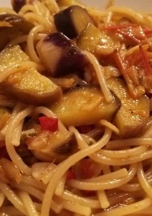 なすとトマトのこっそりパスタ-レシピのメイン写真
