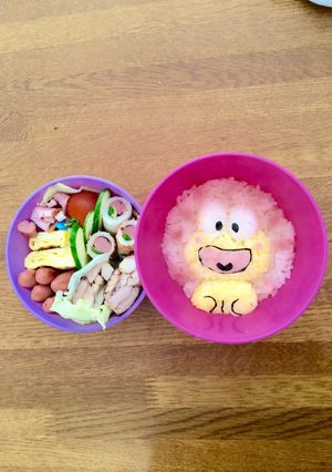 簡単♪キャラ弁♪ど根性ガエル ぴょん吉-レシピのメイン写真