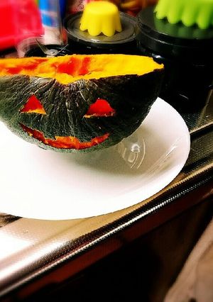 カボチャカップの濃厚パンプキンプリン-レシピのメイン写真