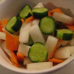 A picture of かりっ♪ぽりっ♪新鮮野菜の簡単甘酢漬け.