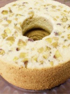 栗のシフォンケーキ-レシピのメイン写真