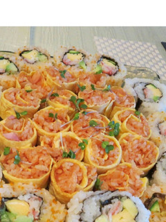 パーティーやお弁当にも☆オムライスロール-レシピのメイン写真