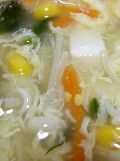豆腐と卵のスープ♪-レシピのメイン写真