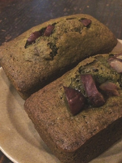 栗の渋皮煮の抹茶パウンドケーキ-レシピのメイン写真