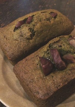 栗の渋皮煮の抹茶パウンドケーキ-レシピのメイン写真