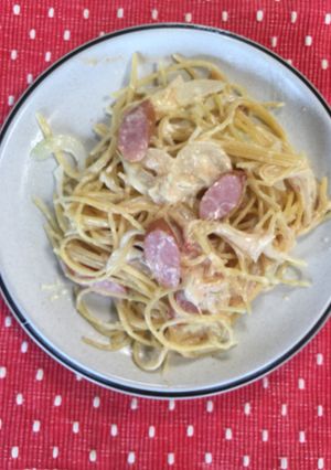クリーム明太子スパゲッティ-レシピのメイン写真