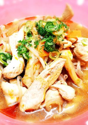 ダイエット☆具沢山♪満腹しらたき酸辣麺-レシピのメイン写真