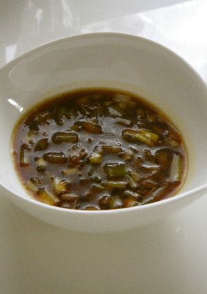 ネギ酢たれ-レシピのメイン写真