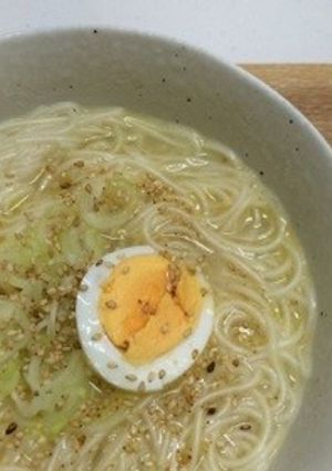 塩ラーメン風にゅーめん-レシピのメイン写真