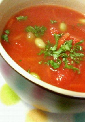 簡単☆トマトの野菜スープ(^-^*)-レシピのメイン写真