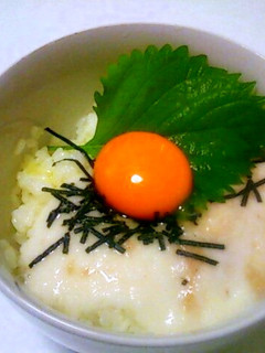 長芋でちょっと贅沢!山かけ月見ご飯-レシピのメイン写真