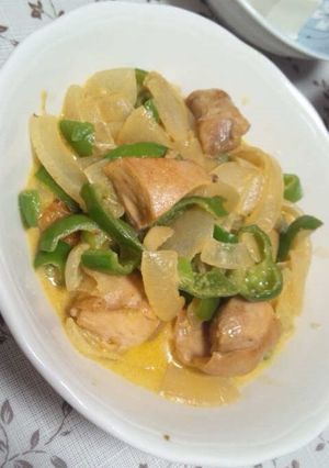 鶏肉ミルクカレー風で一品-レシピのメイン写真