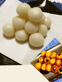 基本の月見団子、食べる時はみたらし団子で-レシピのメイン写真