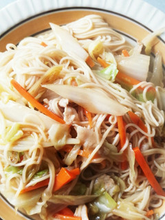 ワンポッドそうめん!焼きうどん風☆-レシピのメイン写真