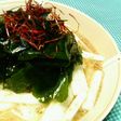 長芋とワカメの☆食べ易いすり胡麻サラダ♪