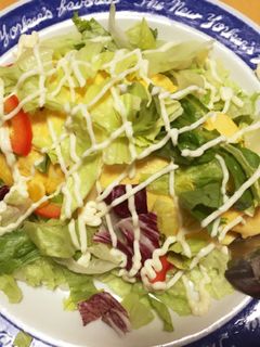 ドライカレーのサラダオムライス!!-レシピのメイン写真