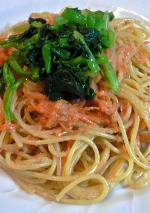 にんにく風味のたらこパスタ-レシピのメイン写真