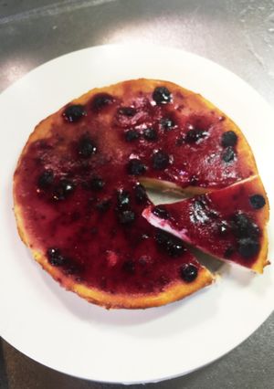 ジャムがけヨーグルトケーキ-レシピのメイン写真