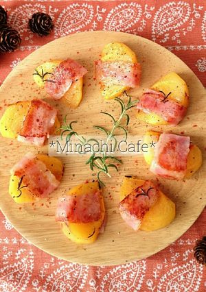 柿のペッパーハーブベーコン巻き-レシピのメイン写真