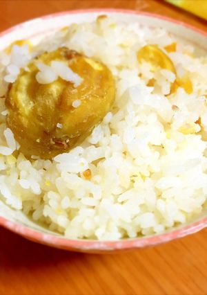 *＊栗ご飯 栗の簡単皮の剥き方付き＊*-レシピのメイン写真
