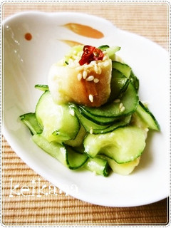 超簡単&時短やき麩ときゅうりの酢味噌和え-レシピのメイン写真