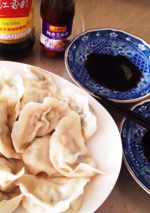 黄ニラとパクチーの餃子-レシピのメイン写真